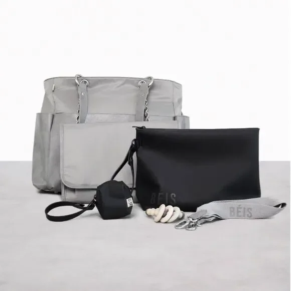 BEIS | The Diaper Bag | Gray - Picture 4 of 8
